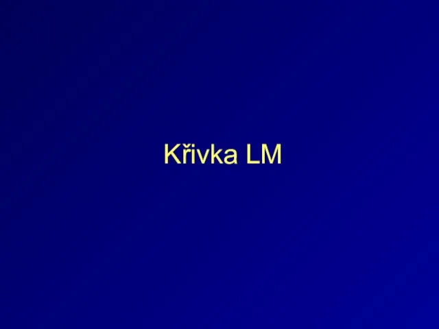 Křivka LM