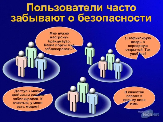 Пользователи часто забывают о безопасности В качестве пароля я возьму свое имя.