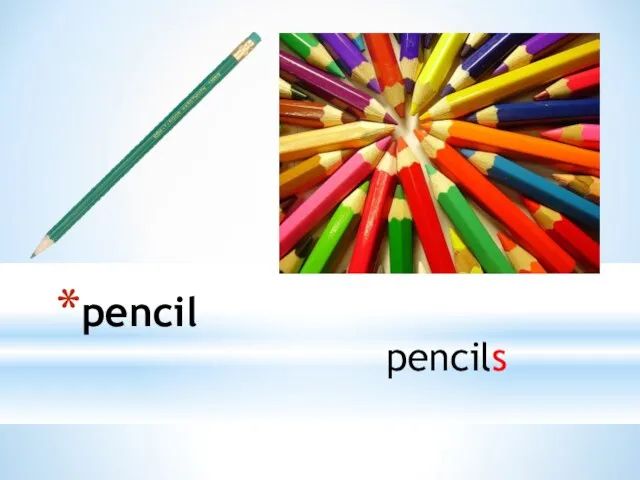 pencil pencils