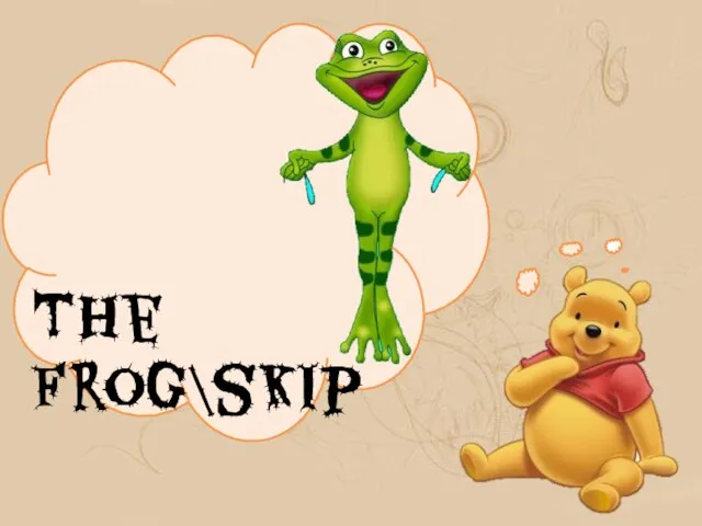 The frog\skip