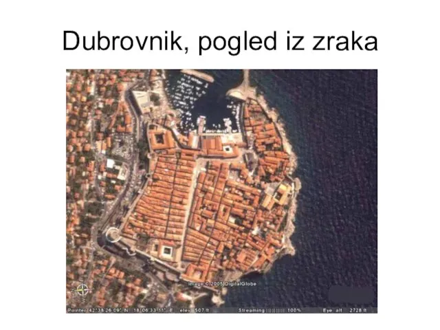 Dubrovnik, pogled iz zraka