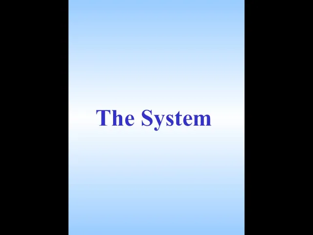 The System