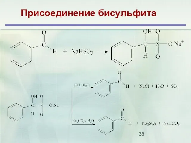 Присоединение бисульфита