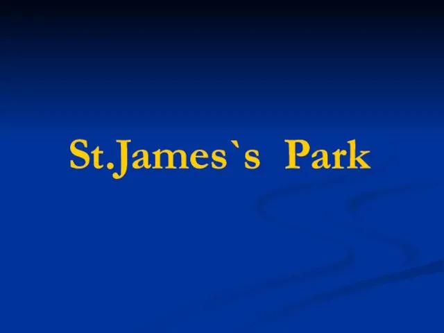 St.James`s Park