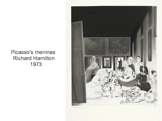 Picasso's meninas Richard Hamilton 1973