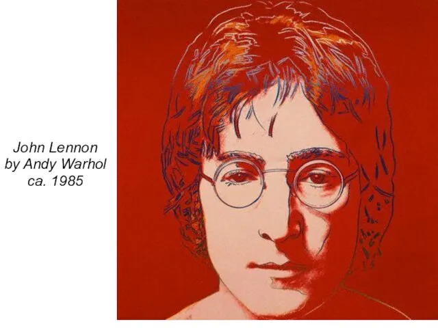 John Lennon by Andy Warhol са. 1985