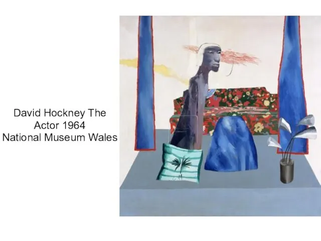 David Hockney The Actor 1964 National Museum Wales