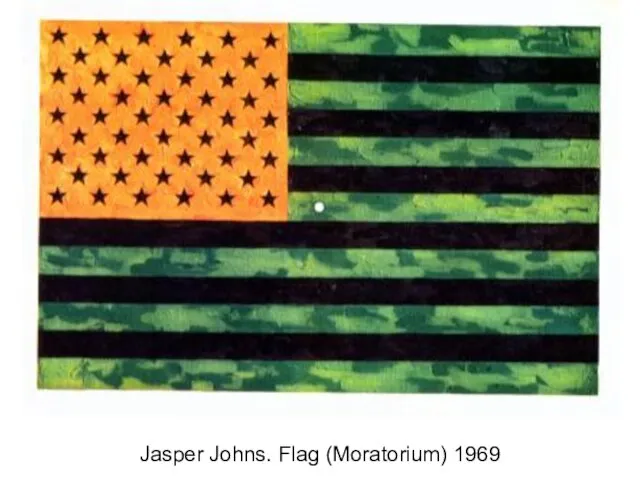 Jasper Johns. Flag (Moratorium) 1969