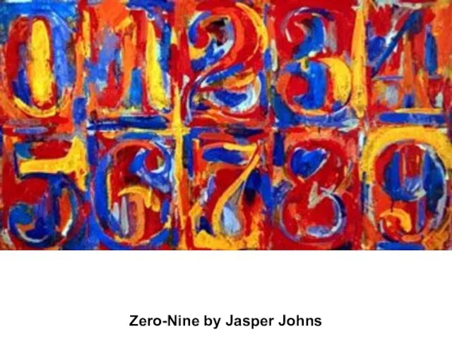 Zero-Nine by Jasper Johns