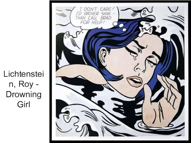 Lichtenstein, Roy - Drowning Girl