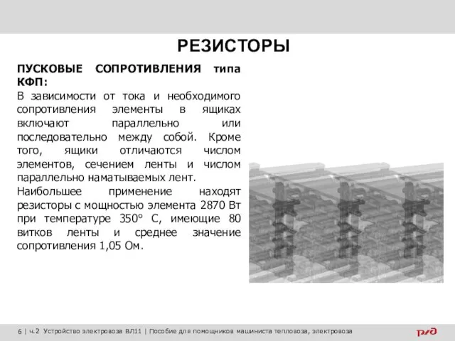 ПУСКОВЫЕ СОПРОТИВЛЕНИЯ типа КФП: В зависимости от тока и необходимого сопротивления элементы