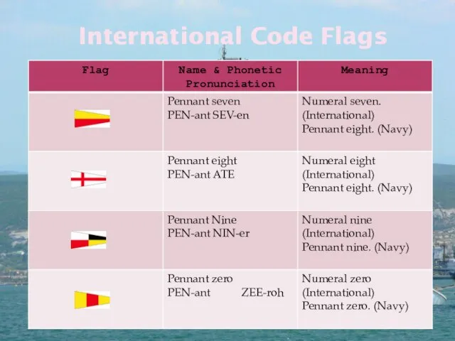 International Code Flags