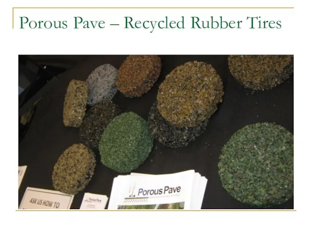 Porous Pave – Recycled Rubber Tires