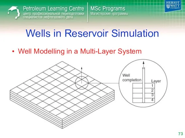 Wells in Reservoir Simulation Well Modelling in a Multi-Layer System