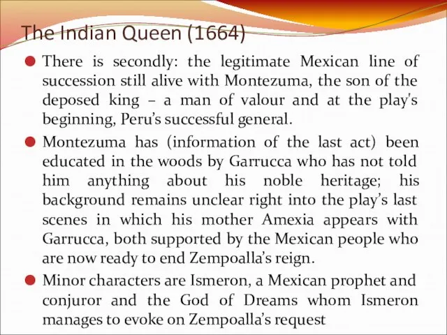 There is secondly: the legitimate Mexican line of succession still alive with