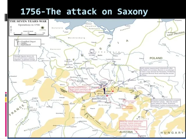 1756-The attack on Saxony