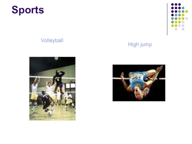 Sports Volleyball High jump