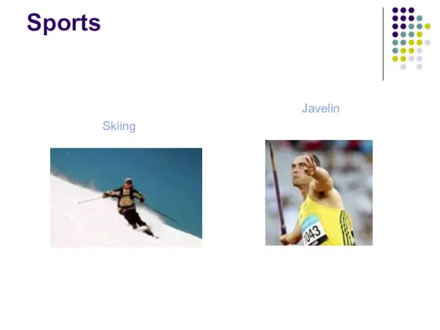 Sports Skiing Javelin