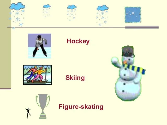 Hockey Skiing Figure-skating