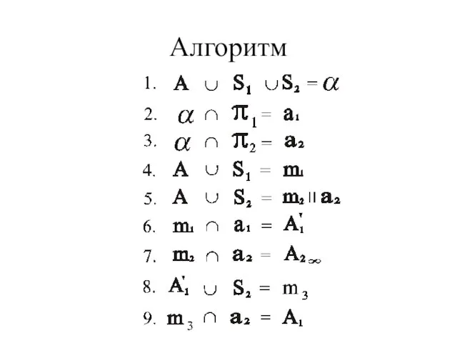 Алгоритм