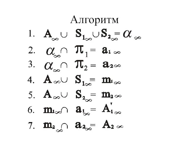 Алгоритм