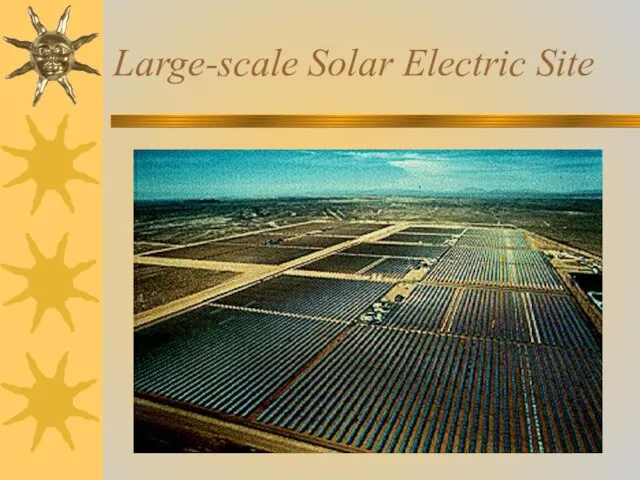 Large-scale Solar Electric Site