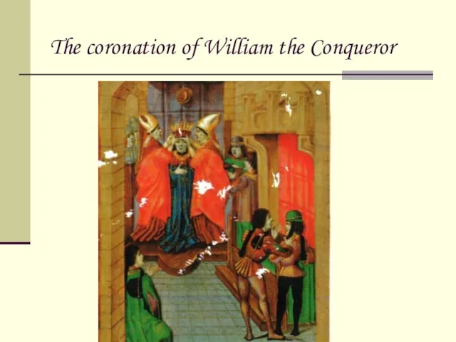 The coronation of William the Conqueror