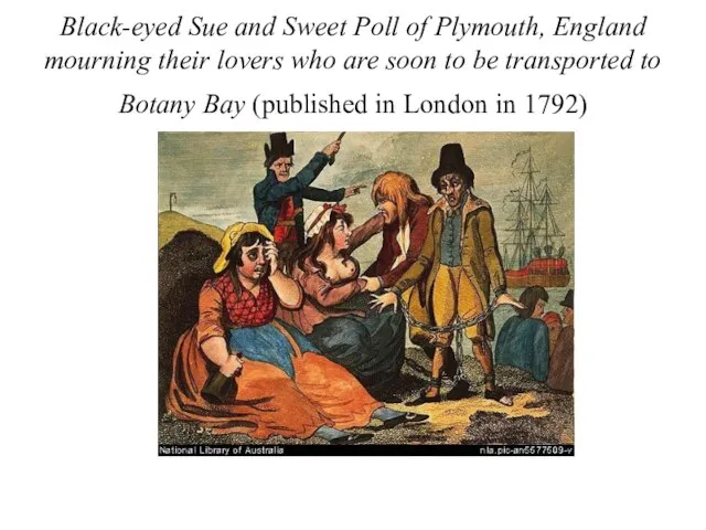 Black-eyed Sue and Sweet Poll of Plymouth, England mourning their lovers who