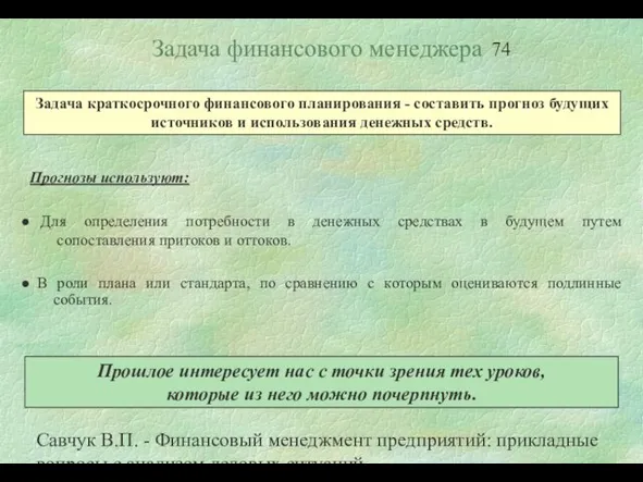 Савчук В.П. - Финансовый менеджмент предприятий: прикладные вопросы с анализом деловых ситуаций