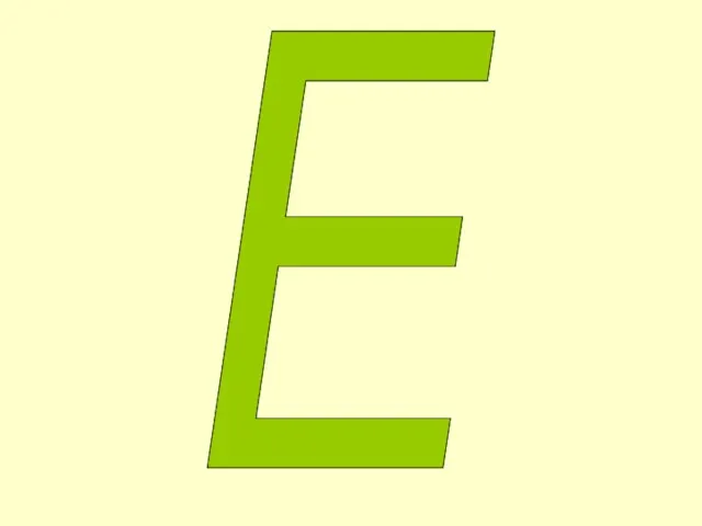 E