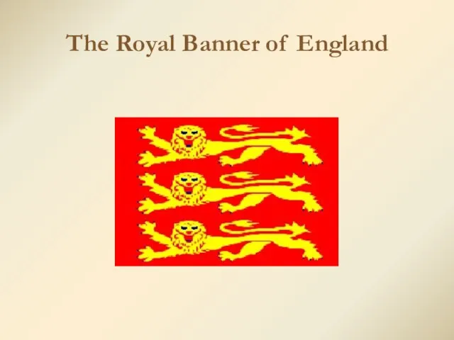 The Royal Banner of England