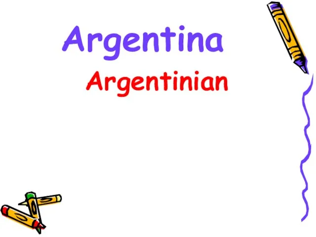 Argentina Argentinian