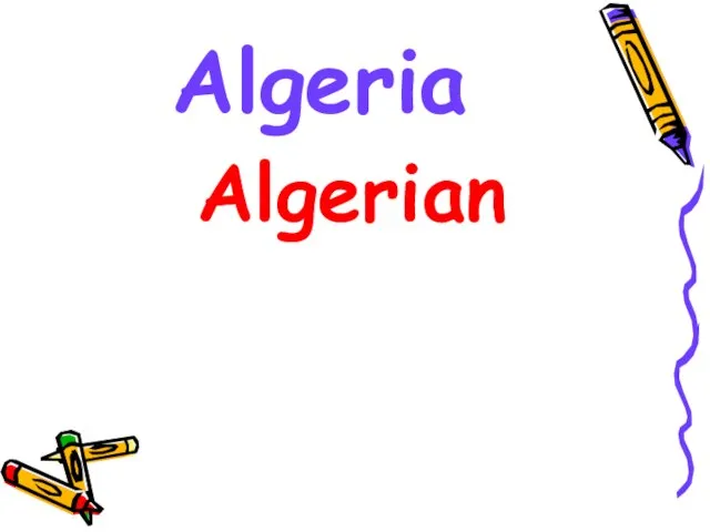 Algeria Algerian