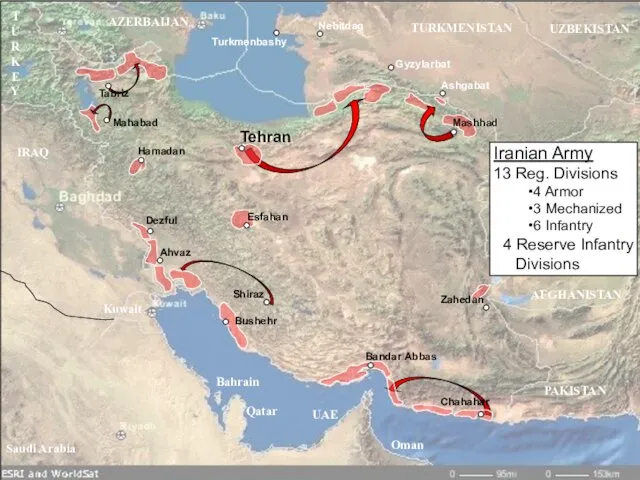 TURKMENISTAN PAKISTAN IRAQ Kuwait Saudi Arabia Qatar UAE Bahrain Oman T U