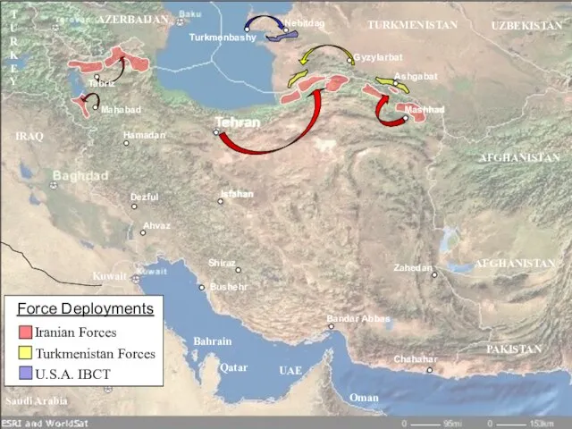 TURKMENISTAN AFGHANISTAN PAKISTAN IRAQ Kuwait Saudi Arabia Qatar UAE Bahrain Oman T