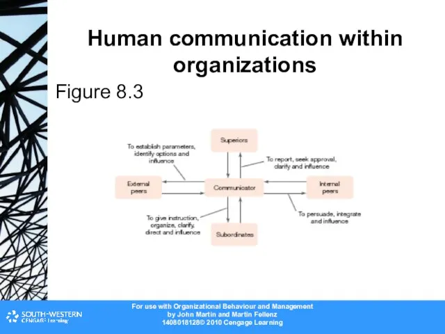 Human communication within organizations Figure 8.3