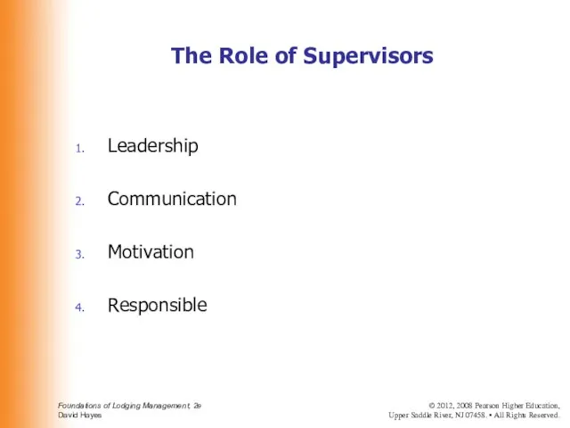 Leadership Communication Motivation Responsible The Role of Supervisors