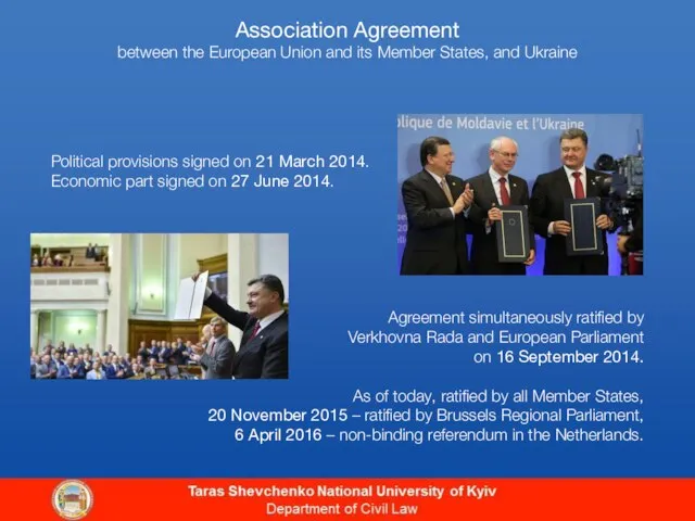 Association Agreement between the European Union and its Member States, and Ukraine