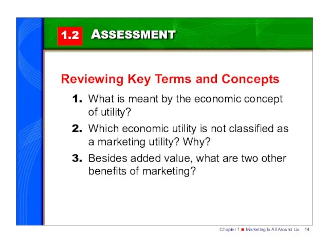 1.2 ASSESSMENT Reviewing Key Terms and Concepts 1. What is meant by