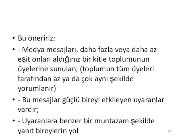 Bu öneririz: - Medya mesajları, daha fazla veya daha az eşit onları