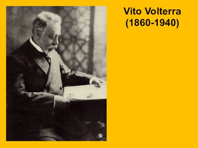 Vito Volterra (1860-1940)