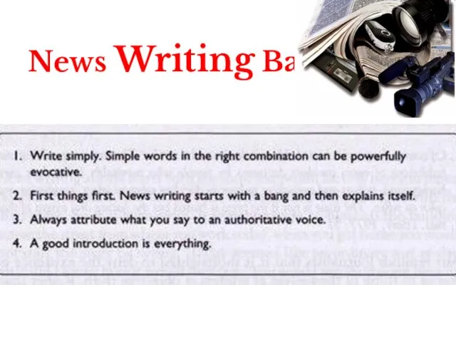 News Writing Basics