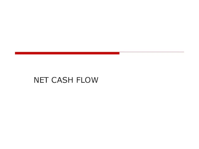 NET CASH FLOW