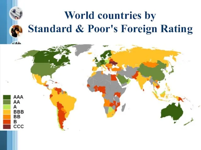 World countries by Standard & Poor's Foreign Rating