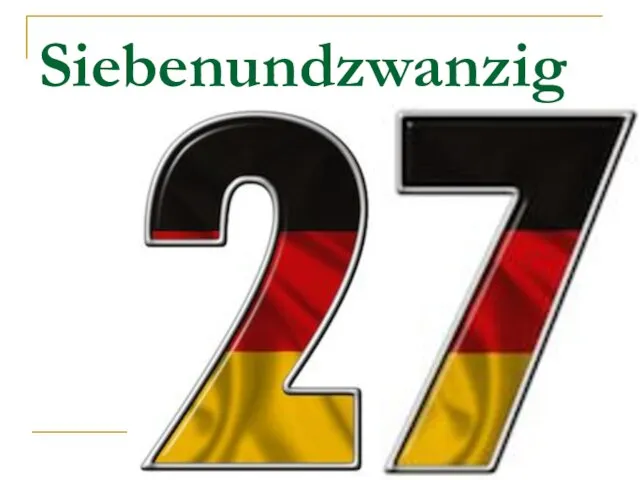 Siebenundzwanzig