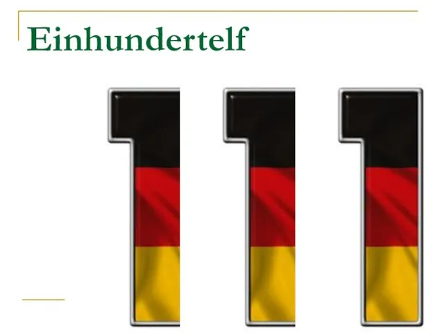 Einhundertelf