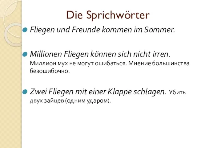 Die Sprichwörter Fliegen und Freunde kommen im Sommer. Millionen Fliegen können sich