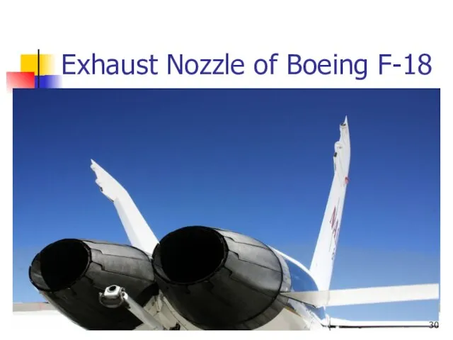 Exhaust Nozzle of Boeing F-18