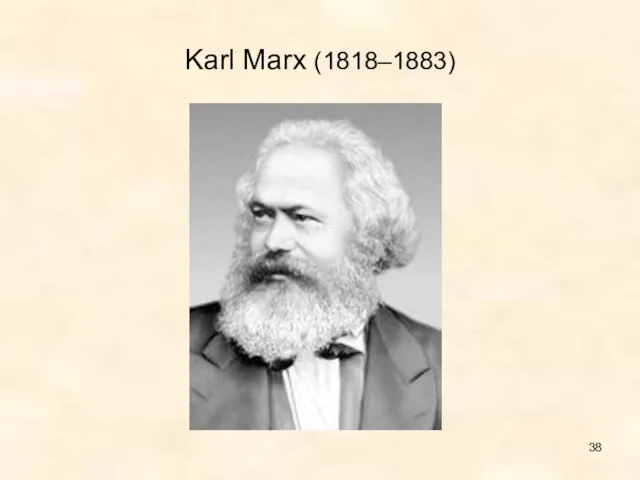 Karl Marx (1818–1883)