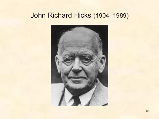 John Richard Hicks (1904–1989)